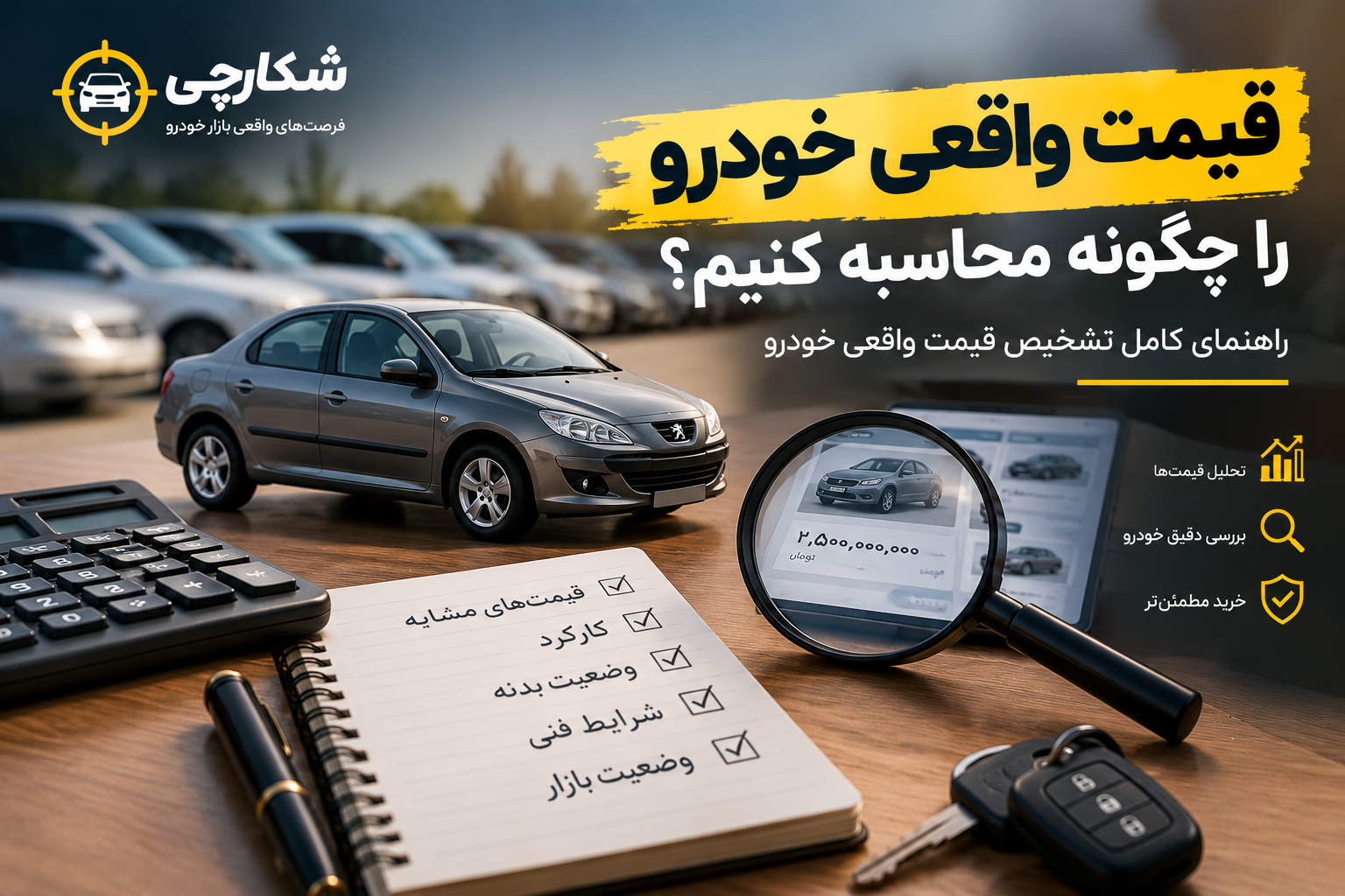 قیمت واقعی خودرو را چگونه محاسبه کنیم؟ | راهنمای تشخیص قیمت خودرو